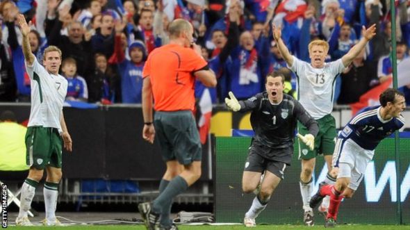 Ireland v France in 2009