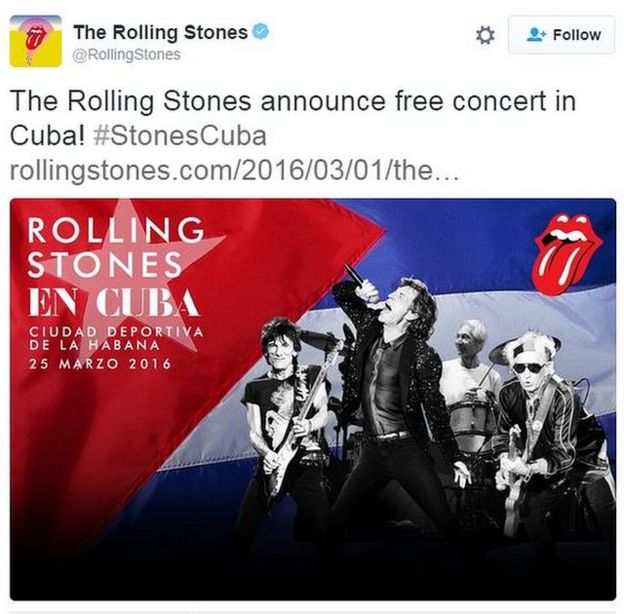 The Rolling Stones on Twitter