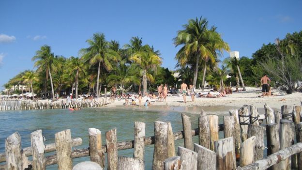 Playa Norte, Isla Mujeres, México.