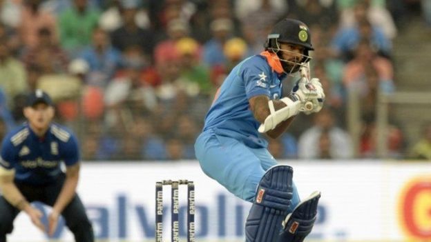 சொற்ப ரன்களில் ஆட்டமிழந்த ஷிகர் தவான்