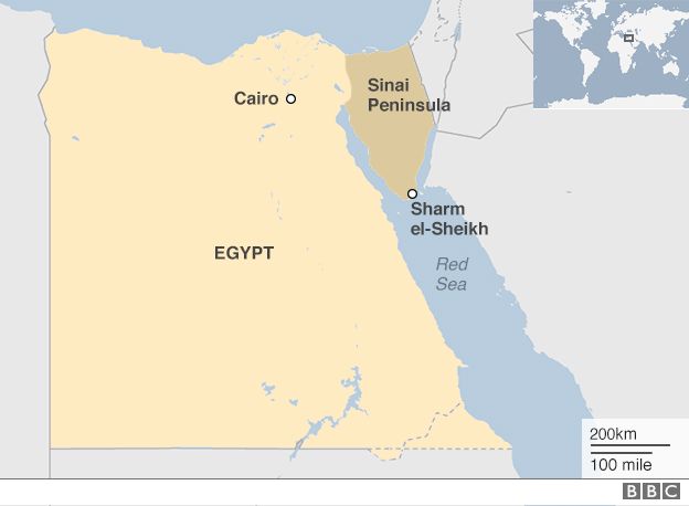 Egypt map