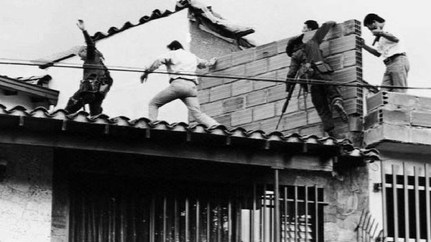 Operativo de captura de Escobar en 1993.