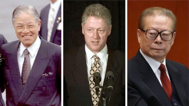 Lý Đăng Huy, Bill Clinton và Giang Trạch Dân