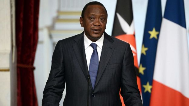 Kenyan President Uhuru Kenyatta