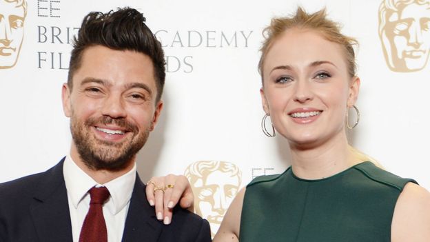 Dominic Cooper and Sophie Turner