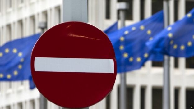 Signo de tr'ansito en Bruselas
