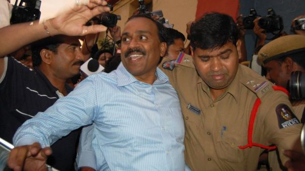 Gali Janardhana Reddy was arrested on 5 September 2011
