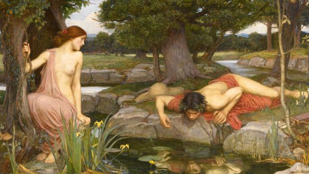 Eco y Narciso, John William Waterhouse (1849 -1917)