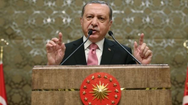 الرئيس التركي رجب طيب أردوغان
