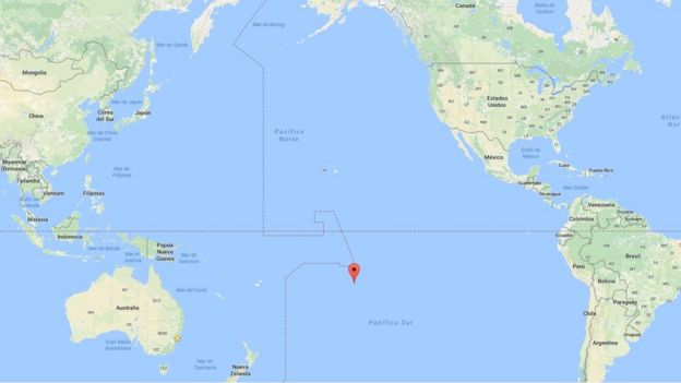 Polinesia Francesa ubicada en el mapa