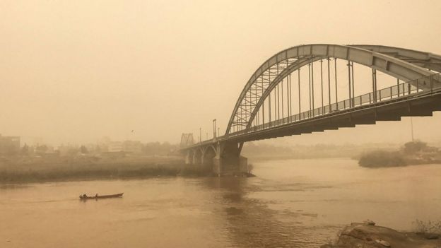 پل رودخانه کارون در اهواز