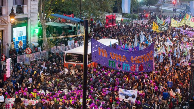 Protesto em Rosário