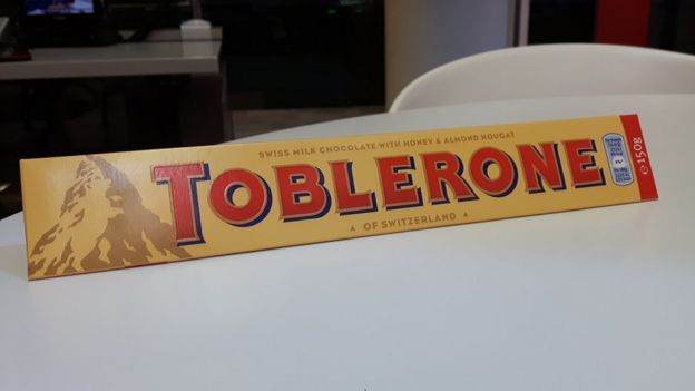 Chocolatina Toblerone de 150 g