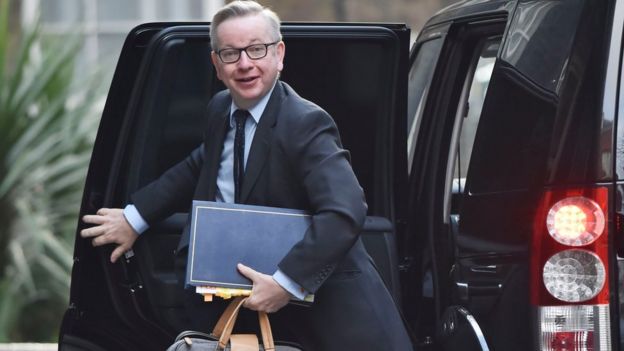 Justice Secretary Michael Gove