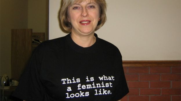 Theresa May feminist T-shirt