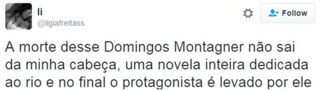 Twitter user @ligiafreitass says: