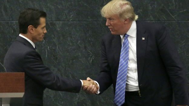 Enrique Peña Nieto y Donald Trump