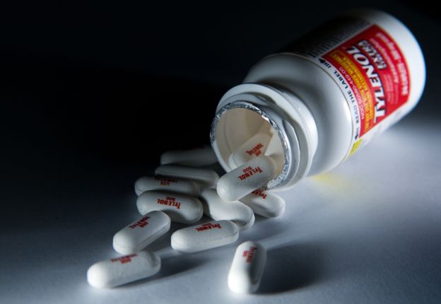 Frasco deTylenol