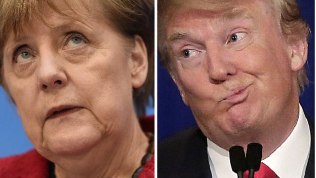 டிரம்ப் -மெர்கெல்