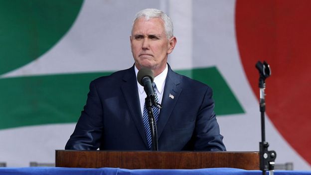 Mike Pence, vicepresidente de Estados Unidos.