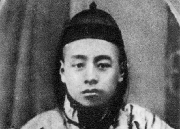 A photo of Zhou, taken aged 13