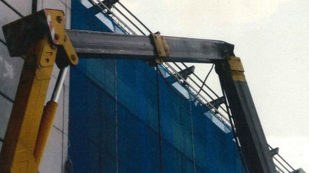 Crane collapse at Port Dundas