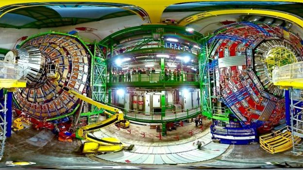 Huge Large Hadron Collider Experiment Gets Heart Transplant Bbc News