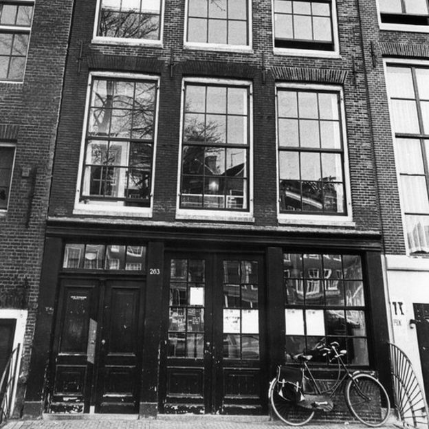 Casa de Prinsengracht 263 en Ámsterdam donde se ocultaron Ana Frank y otros siete judíos.