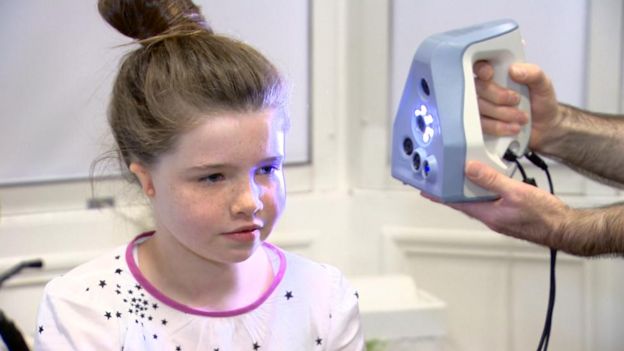 Anya Storie and scanner