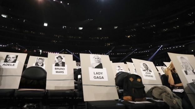 Grammy seating plan