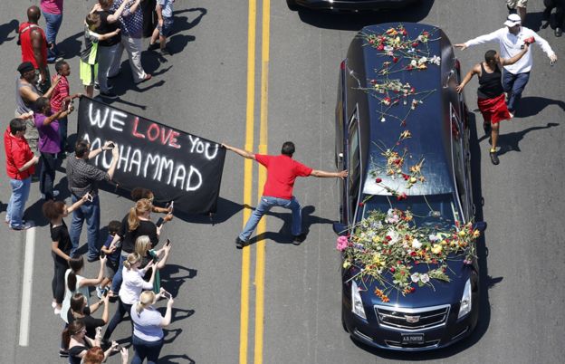 Funeral de Mohamed Alí