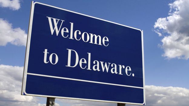 Welcome To Delaware sign