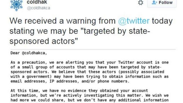 Twitter warns of government 'hacking' ilicomm Technology Solutions