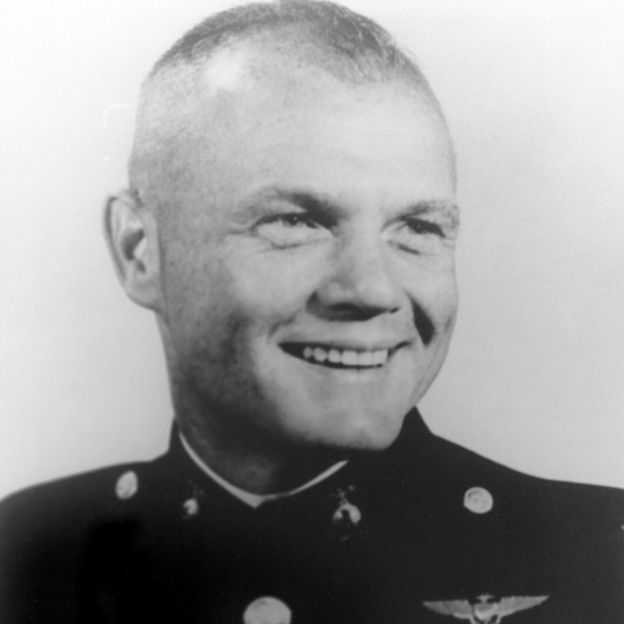 John Glenn in the US Marine Corps