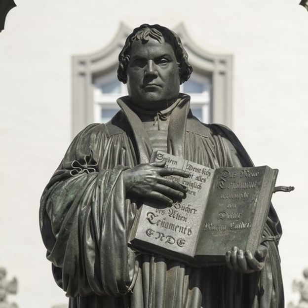 Monumento a Martín Lutero en Alemania.
