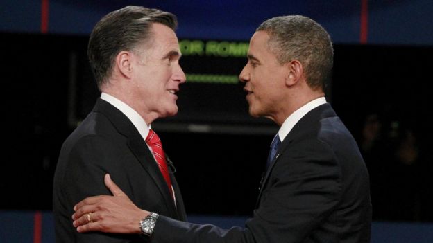 Mitt Romney y Barack Pbama