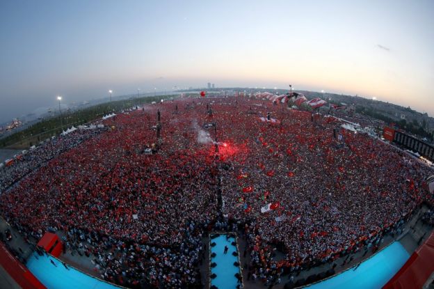 Istanbul anti-coup rally