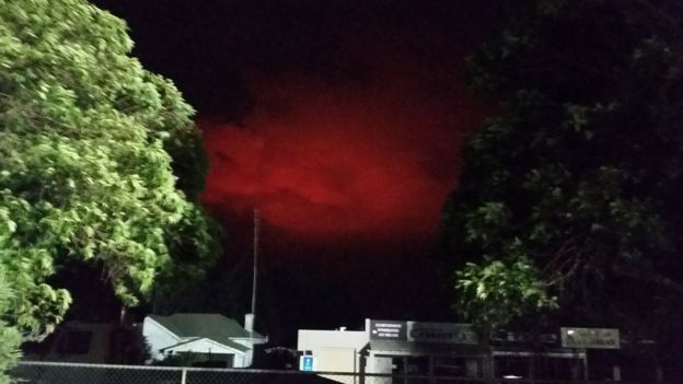 Supplied image of the Waroona fire in Western Australia