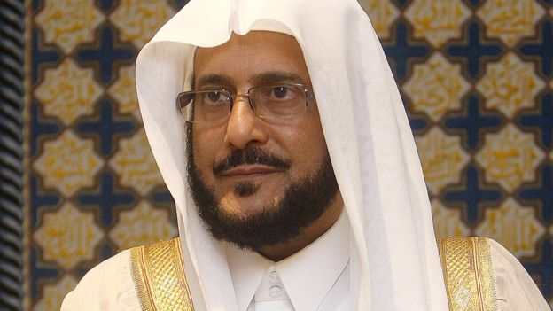 The former head of Saudi Arabia's Committee for the Promotion of Virtue and the Prevention of Vice, Abdul Latif Abdul Aziz al-Sheikh, pictured in 2012.