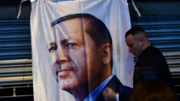 President Erdogan is hoping to win sweeping new powers