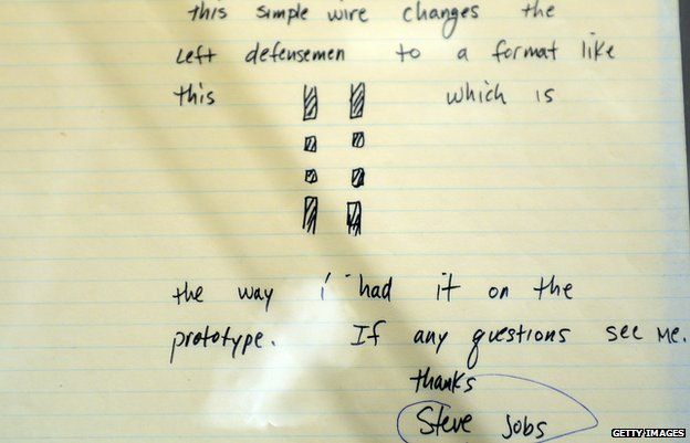 Note Steve Jobs wrote while at Atari