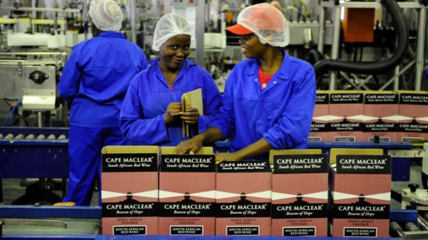 南非工厂女工