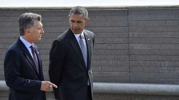 Mauricio Macri y Barack Obama