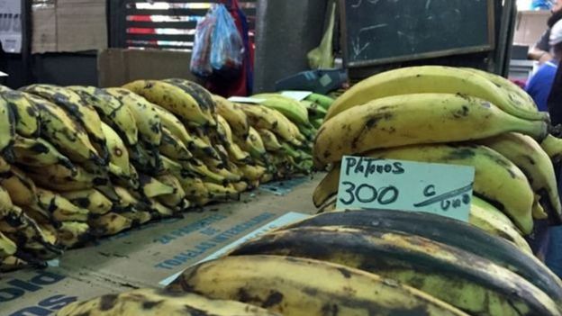 Bananas vendidas por unidade