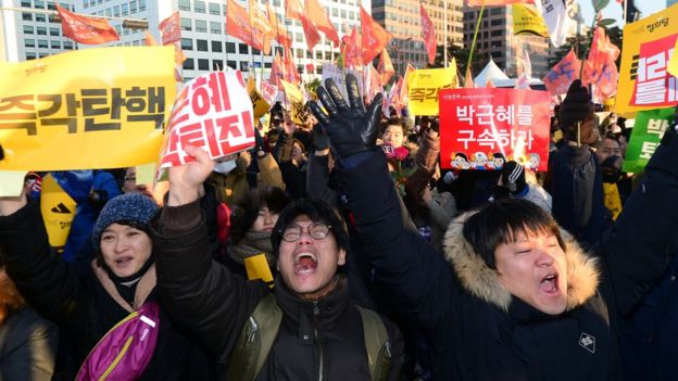 Korea Selatan, Choi Soon-sil,Park Geun-hye