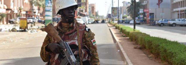 A soldier of Burkina Faso