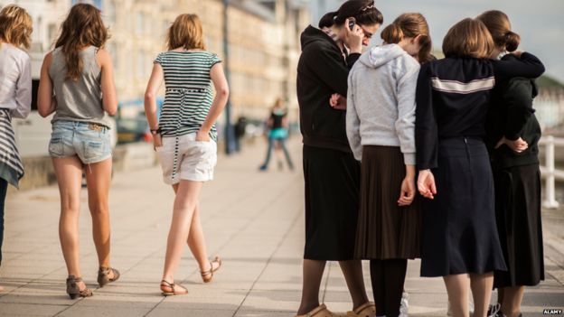 Strictly Orthodox teenage girls