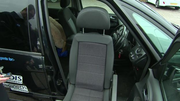 Specially-adapted Motability car