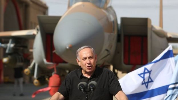 Netanyahu alitembelea ngome ya jeshi la anga ya Israel mwezi Agosti