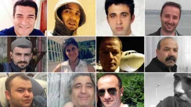 Turkish attack victims